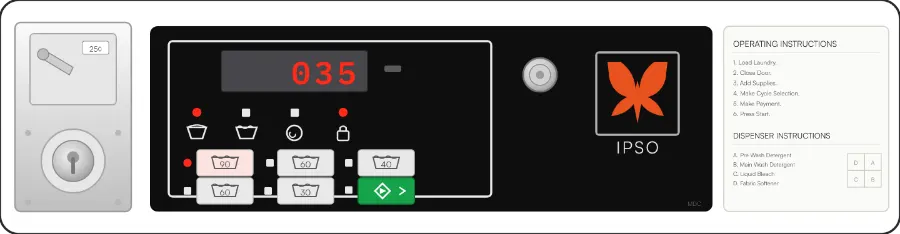 IPSO CW10C control panel